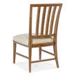 Hooker Furniture Big Sky Wood and Fabric Side Chair in Brown