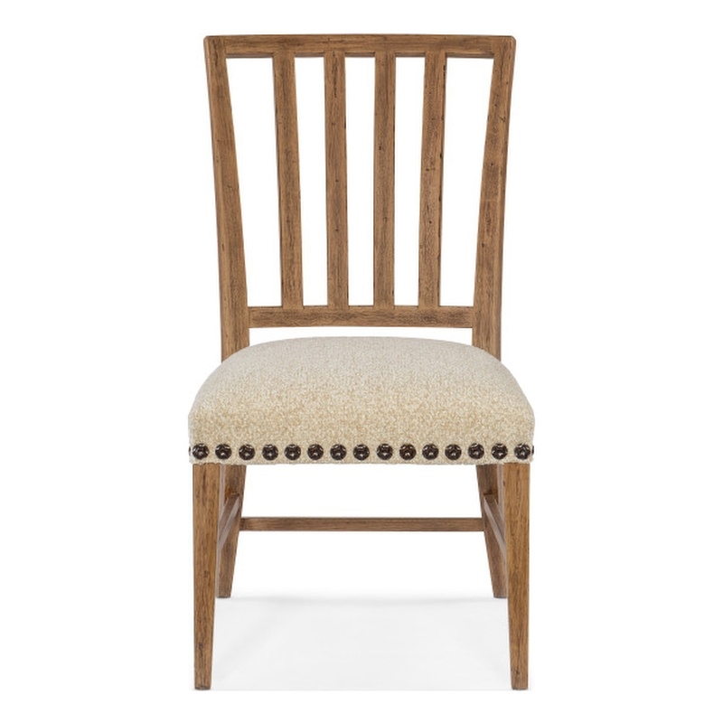 Hooker Furniture Big Sky Wood and Fabric Side Chair in Brown