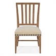 Hooker Furniture Big Sky Wood and Fabric Side Chair in Brown
