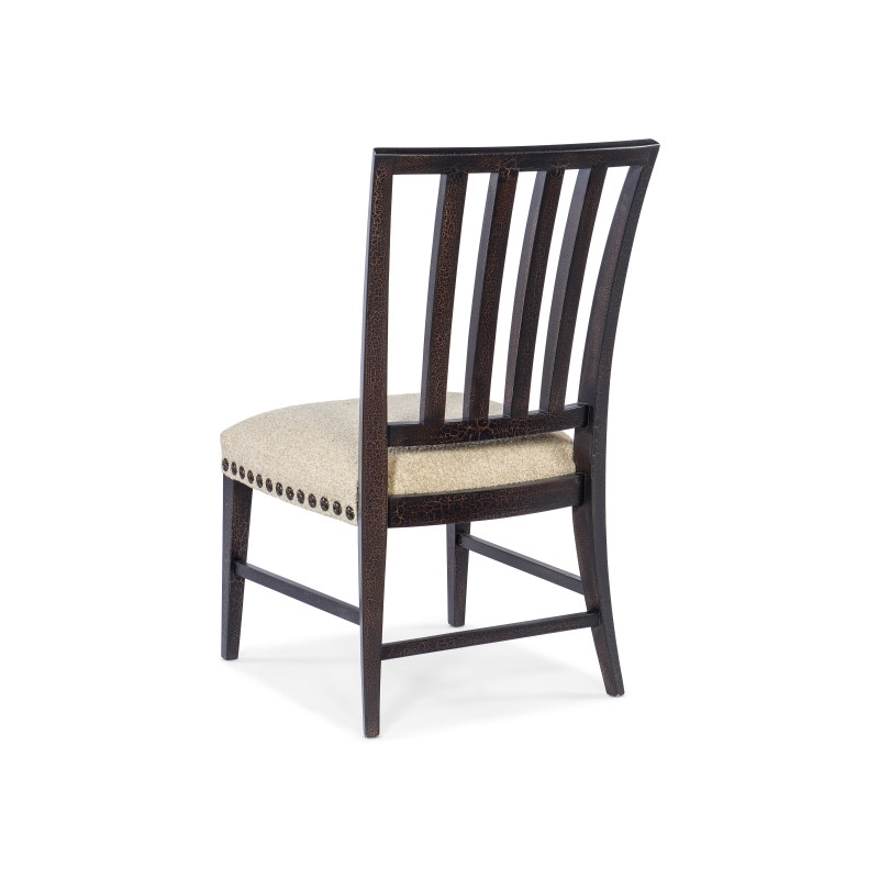 Hooker Furniture Big Sky Wood and Fabric Side Chair in Black