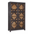 Hooker Furniture Big Sky Veneers and Glass Display Cabinet in Black