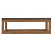 Hooker Furniture Big Sky Wood and Resin Cocktail Table in Brown