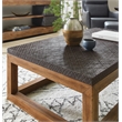 Hooker Furniture Big Sky Wood and Resin Cocktail Table in Brown
