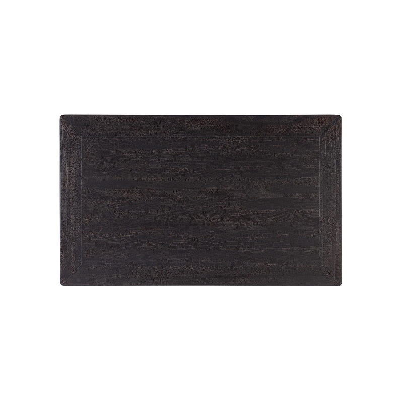 Hooker Furniture Big Sky Wood Turned Leg Cocktail Table in Black