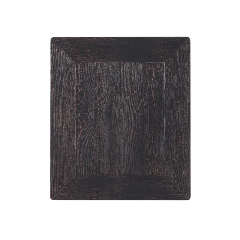 Hooker Furniture Big Sky Wood Turned Leg End Table in Black Finish