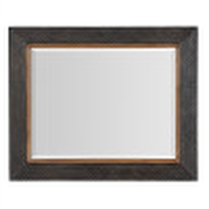 Hooker Furniture Big Sky Wood and Resin Portrait Mirror in Gray