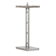 Hooker Furniture Chapman Metal and Stone Accent Table in Silver Finish