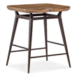Hooker Furniture Big Sky Wood and Metal Stool in Brown Finish