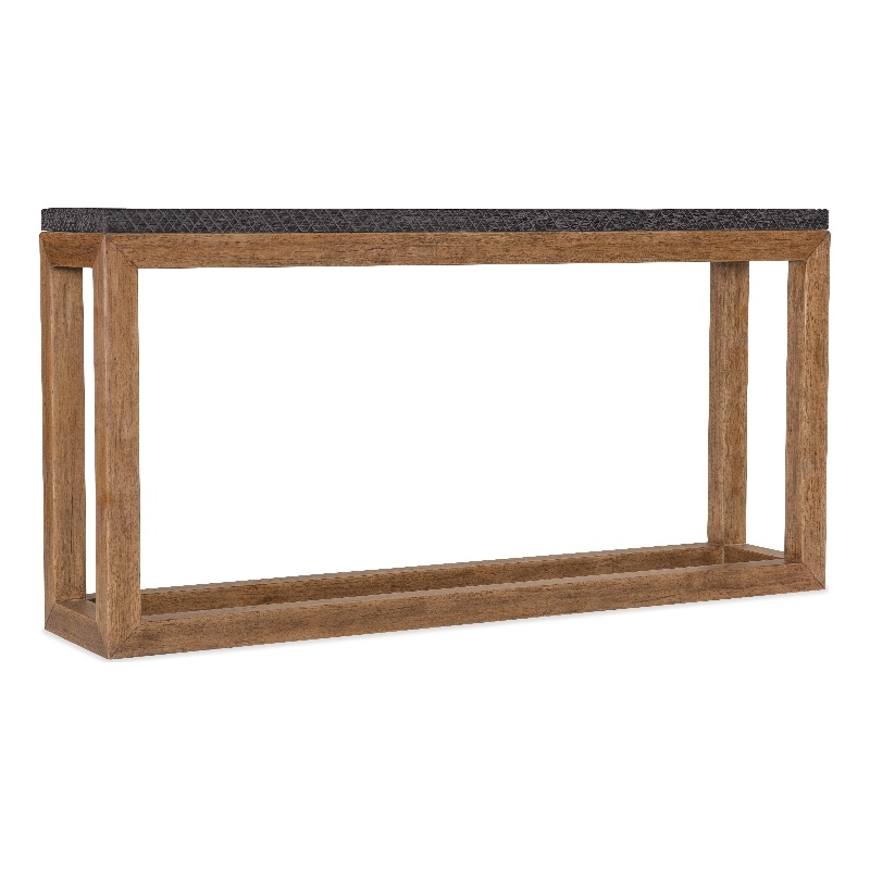 Hooker Furniture Big Sky Wood and Resin Sofa Table in Brown Finish