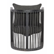 Hooker Furniture Wilde Fabric and Leather Strapping Club Chair in Black