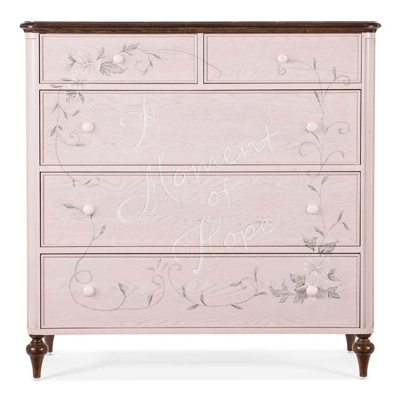 Susan G. Komen Moment of Hope Chest in Pink Wood Finish by Hooker Furniture