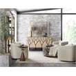 Melange Branched Four Door Entertainment Credenza