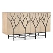 Melange Branched Four Door Entertainment Credenza