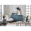 Melange Round Valley Three Door Entertainment Credenza
