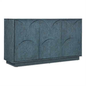 melange round valley three door entertainment credenza