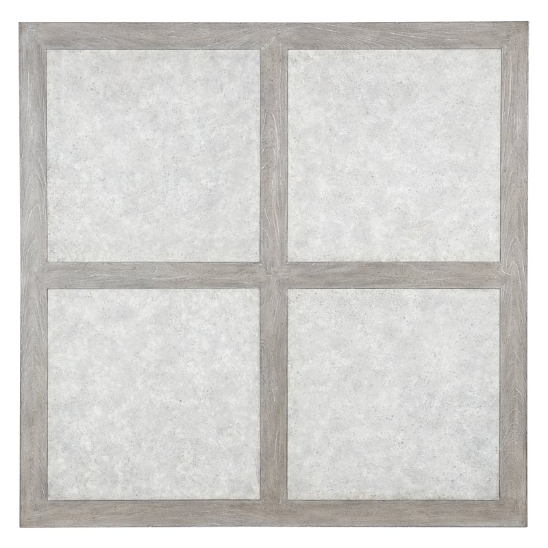 Melange Korena Square Cocktail Table in Gray Wood Finish by Hooker Furniture