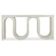 Hooker Furniture Melange Snaked Console Table in Cream Textured
