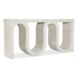 Hooker Furniture Melange Snaked Console Table in Cream Textured