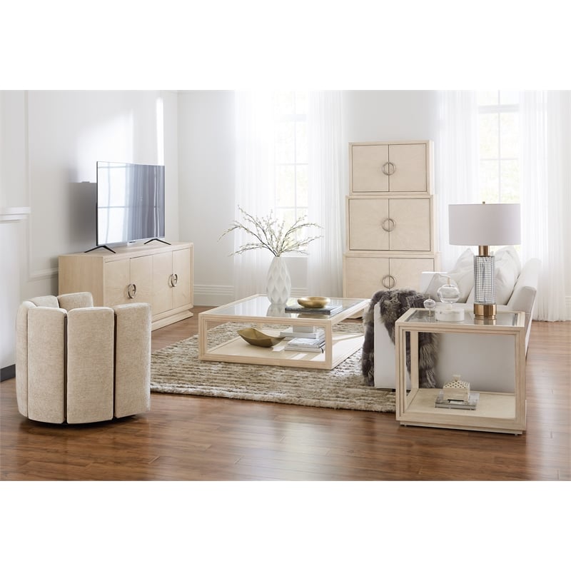 Nouveau Chic End Table in Natural Wood Finish by Hooker Furniture