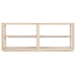 Nouveau Chic Open Shelf Console Table in Natural Wood Finish by Hooker Furniture