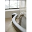 Hooker Furniture Ciao Bella Upholstered King Bed in Black/Creamy Tuscan White