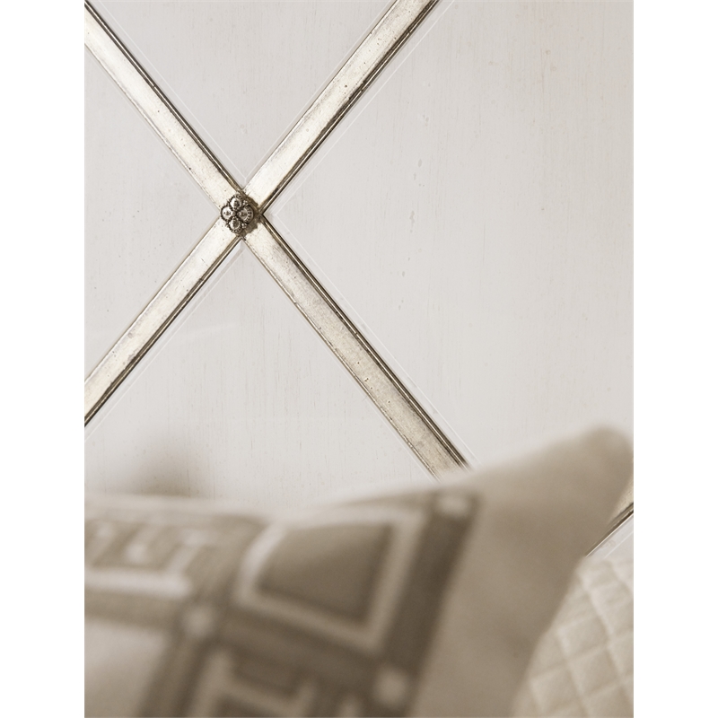 Hooker Furniture Sanctuary Diamont King Panel Bed in Brown Wood
