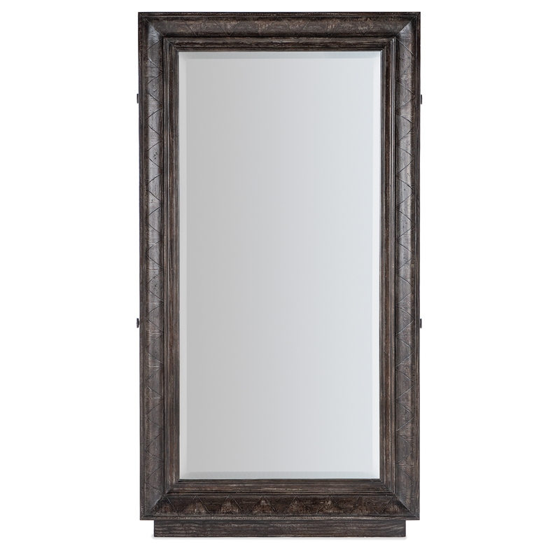 Hooker Furniture Traditions Floor Mirror w/hidden jewelry storage