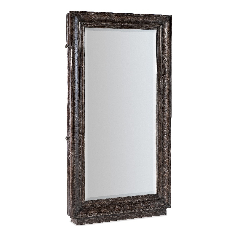 Hooker Furniture Traditions Floor Mirror w/hidden jewelry storage