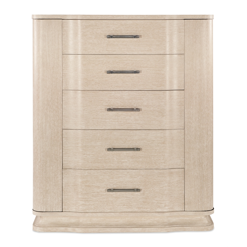 Hooker Furniture Nouveau Chic 5-Drawers Wood Bedroom Chest in Sandstone