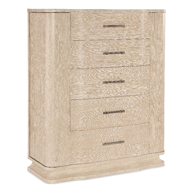 Hooker Furniture Nouveau Chic 5-Drawers Wood Bedroom Chest in Sandstone