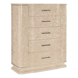 Hooker Furniture Nouveau Chic 5-Drawers Wood Bedroom Chest in Sandstone