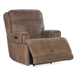 Hooker Furniture Leather Power Recliner with Power Headrest in Brown