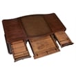Hooker Furniture Charleston Executive Wood Desk in Maraschino Cherry Brown