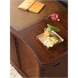 Hooker Furniture Charleston Executive Wood Desk in Maraschino Cherry Brown