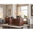 Hooker Furniture Charleston Executive Wood Desk in Maraschino Cherry Brown