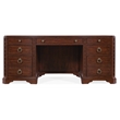 Hooker Furniture Charleston Executive Wood Desk in Maraschino Cherry Brown