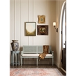 Charleston Living Room Wood Accent Bench in Blue by Hooker Furniture