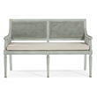 Charleston Living Room Wood Accent Bench in Blue by Hooker Furniture