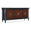 Charleston Wood Entertainment Console in Black Cherry by Hooker Furniture