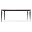 Hooker Furniture Charleston Rectangle Wood Dining Table in Black Cherry