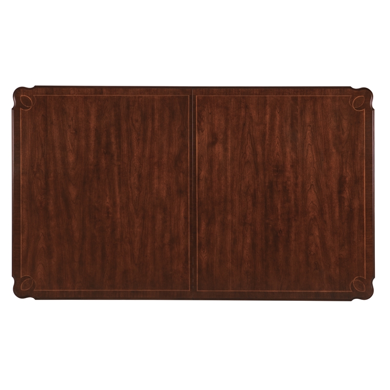 Hooker Furniture Charleston Rectangle Wood Dining Table in Black Cherry