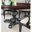Hooker Furniture Charleston Round Wood Dining Table in Black Cherry