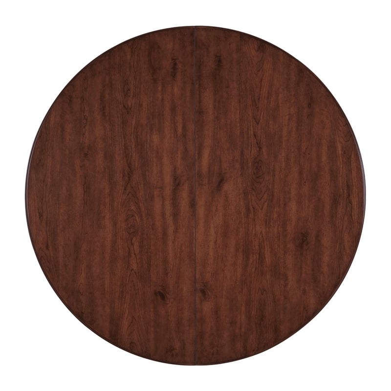 Hooker Furniture Charleston Round Wood Dining Table in Black Cherry
