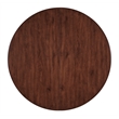 Hooker Furniture Charleston Round Wood Dining Table in Black Cherry