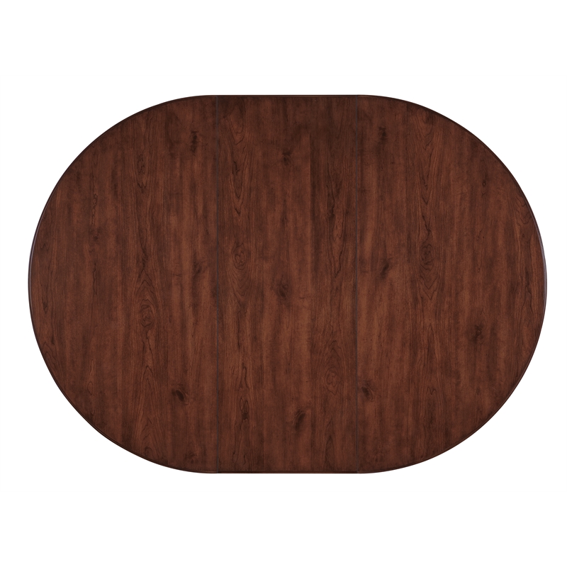 Hooker Furniture Charleston Round Wood Dining Table in Black Cherry