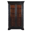 Hooker Furniture Charleston Glass-Door Display Cabinet in Black Cherry