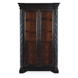 Hooker Furniture Charleston Glass-Door Display Cabinet in Black Cherry