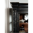 Hooker Furniture Charleston Glass-Door Display Cabinet in Black Cherry