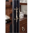 Hooker Furniture Charleston Glass-Door Display Cabinet in Black Cherry