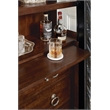 Hooker Furniture Charleston Glass-Door Display Cabinet in Black Cherry